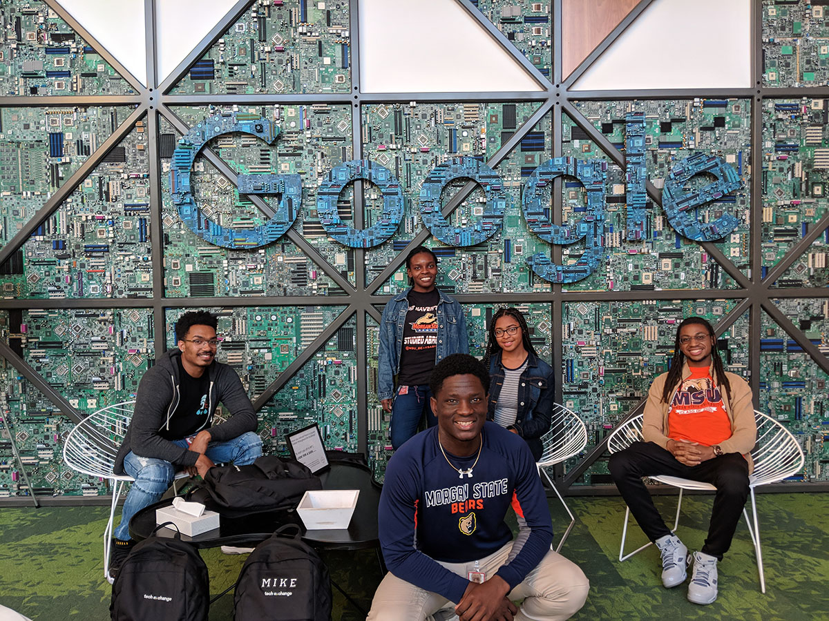 Morgan COSC Students attend Google Campus