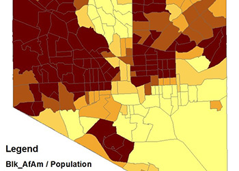 “Black Butterfly”: Percentage of African Americans By Census Tract, Baltimore City 2010