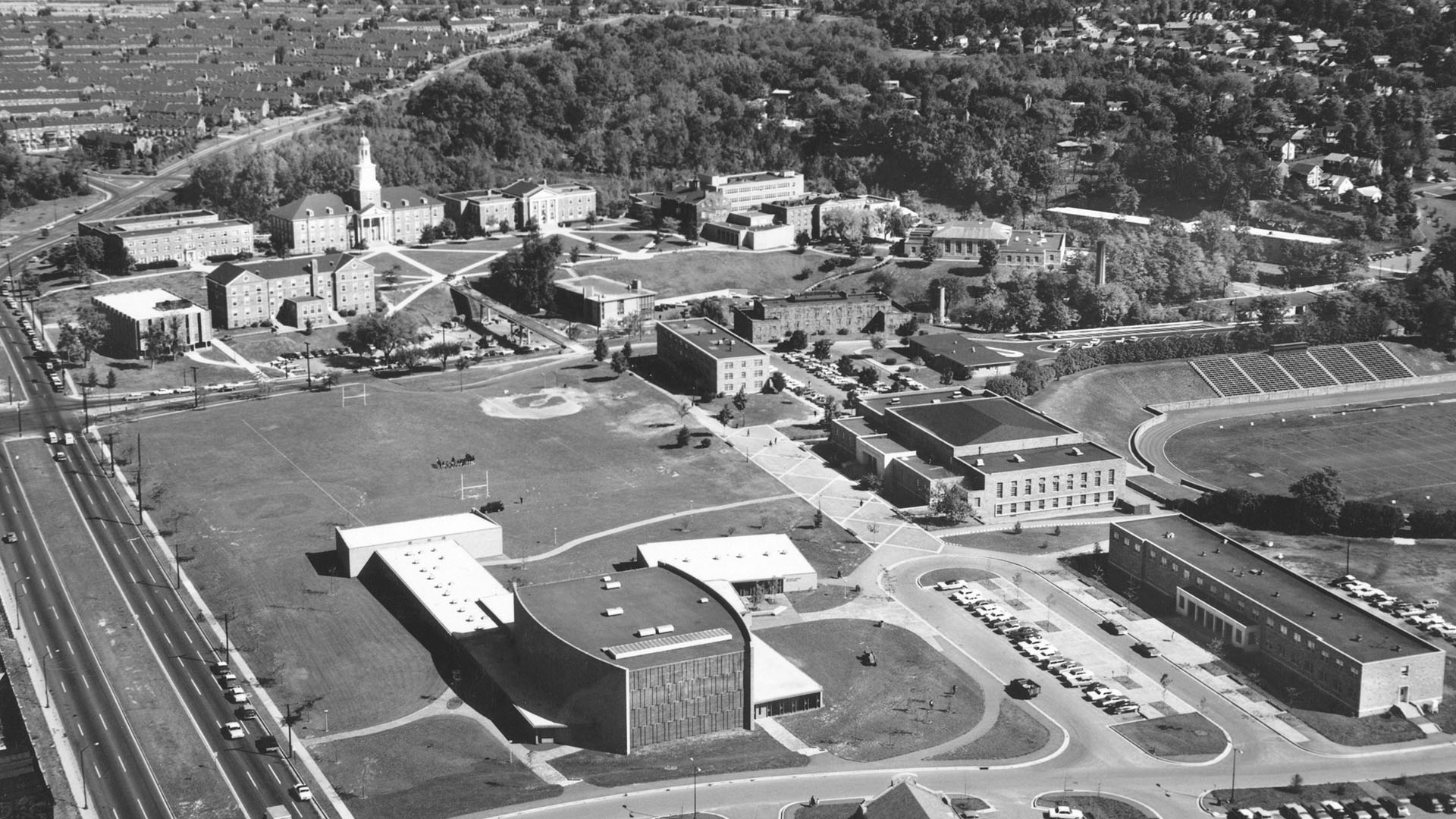 historic photo of Morgan campus