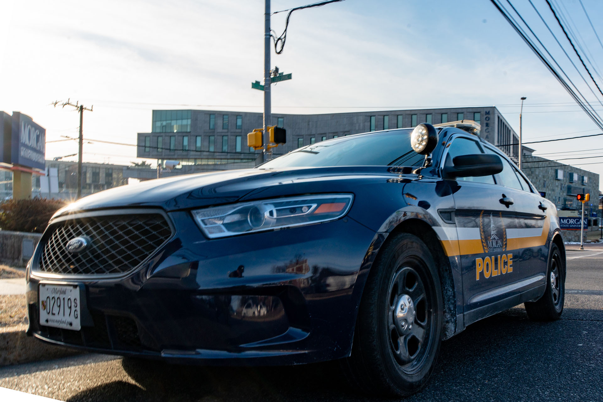 morgan state police vehicle