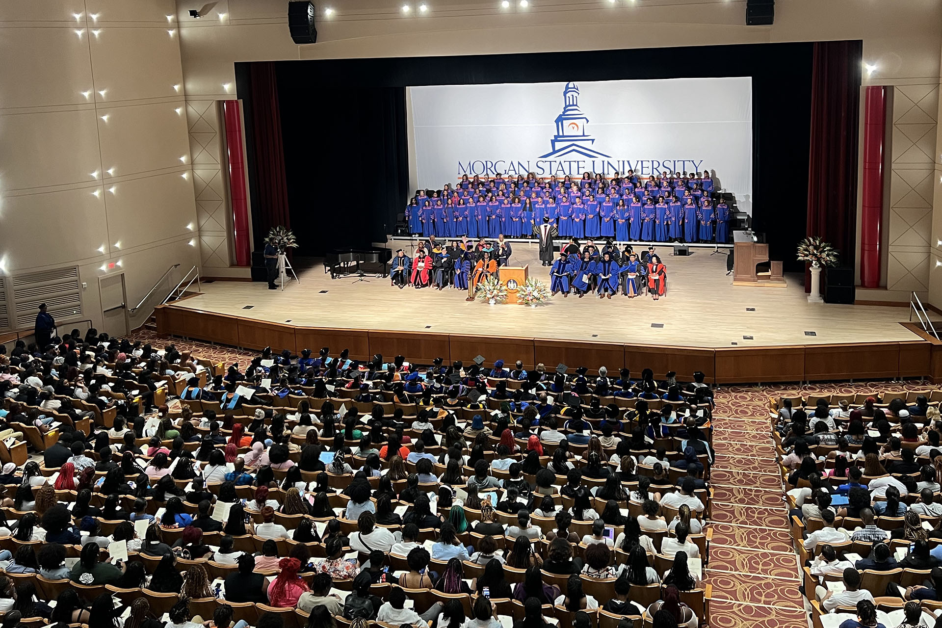 rear shot of matriculation convocation