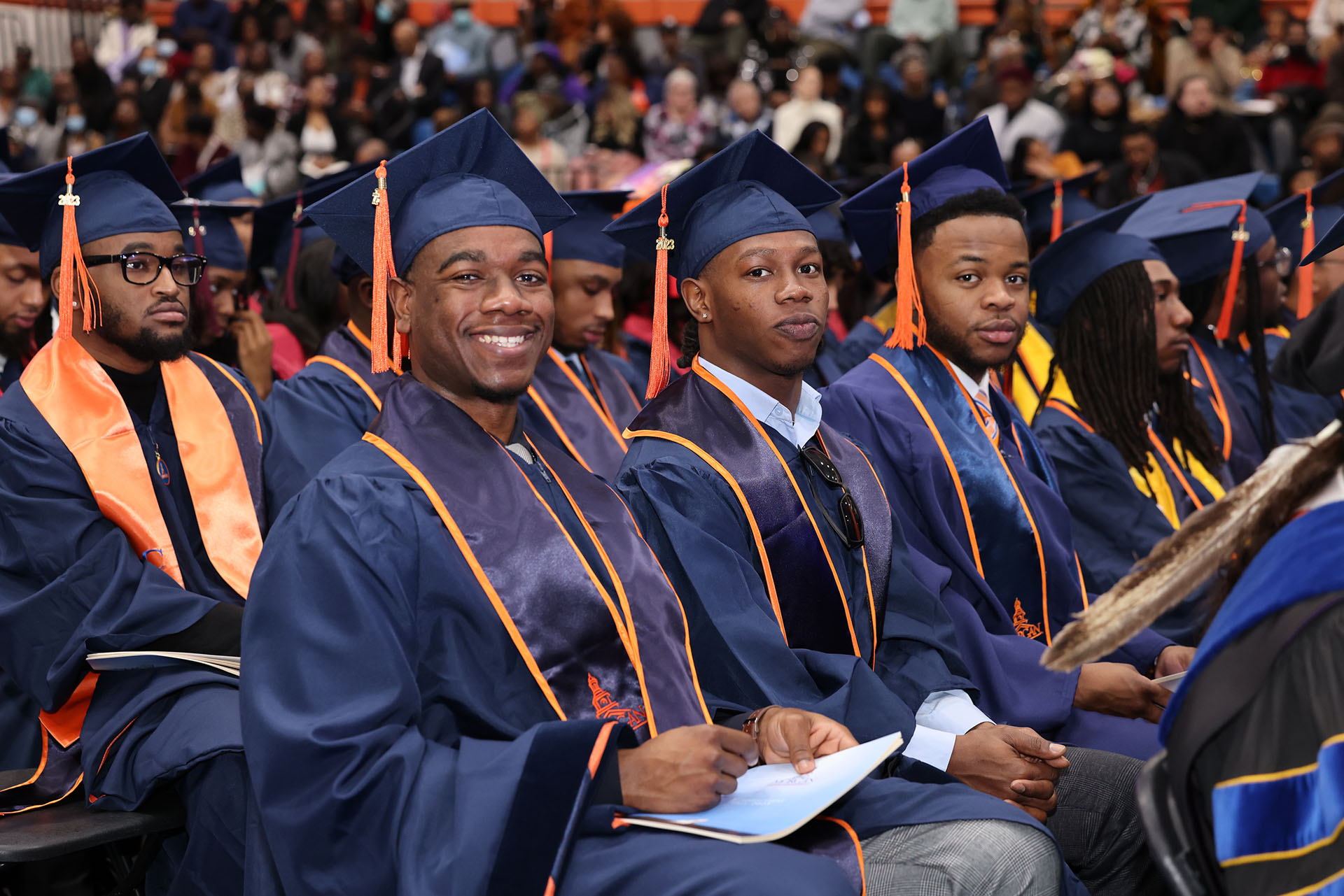 graduating male students