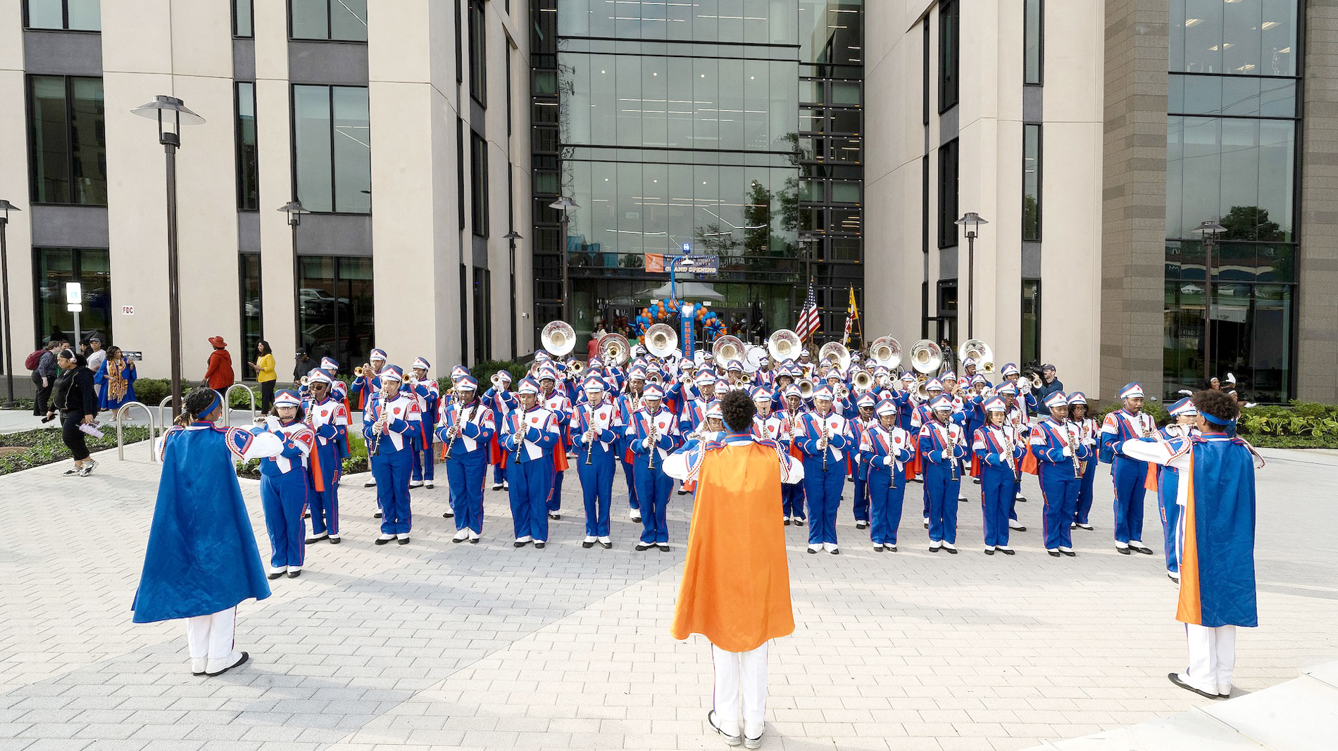 Band at HHSC Ribbon Cutting