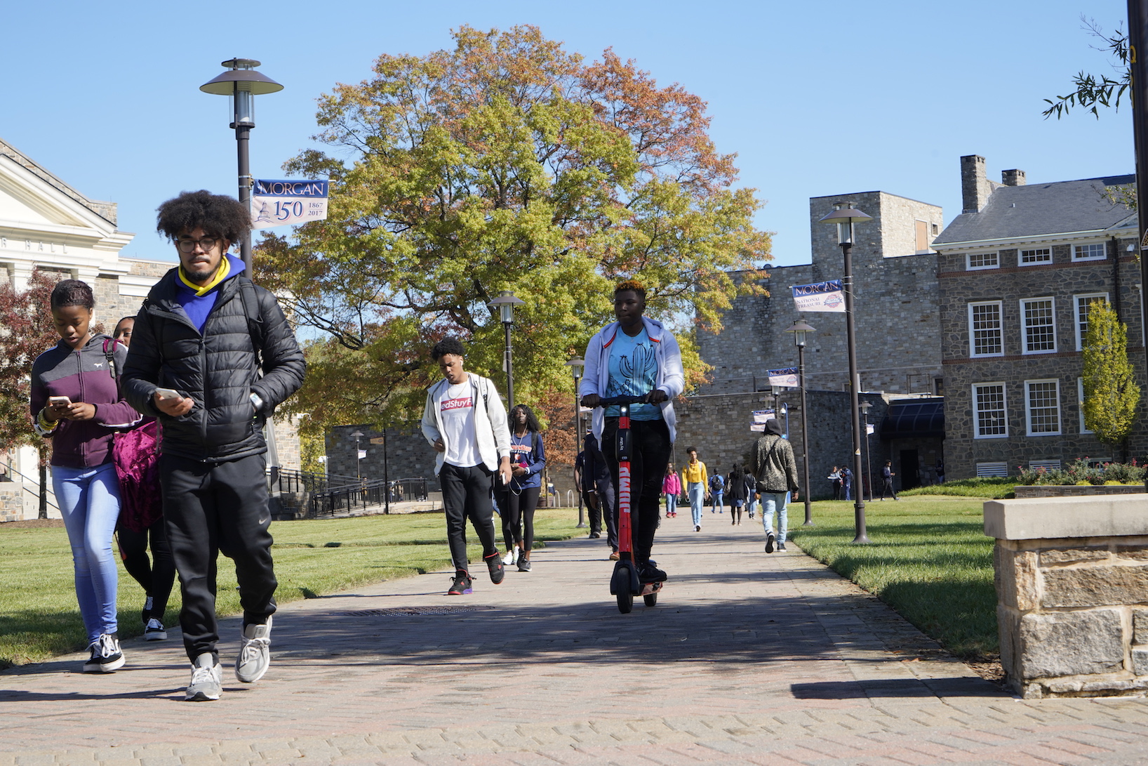 student life on the quad