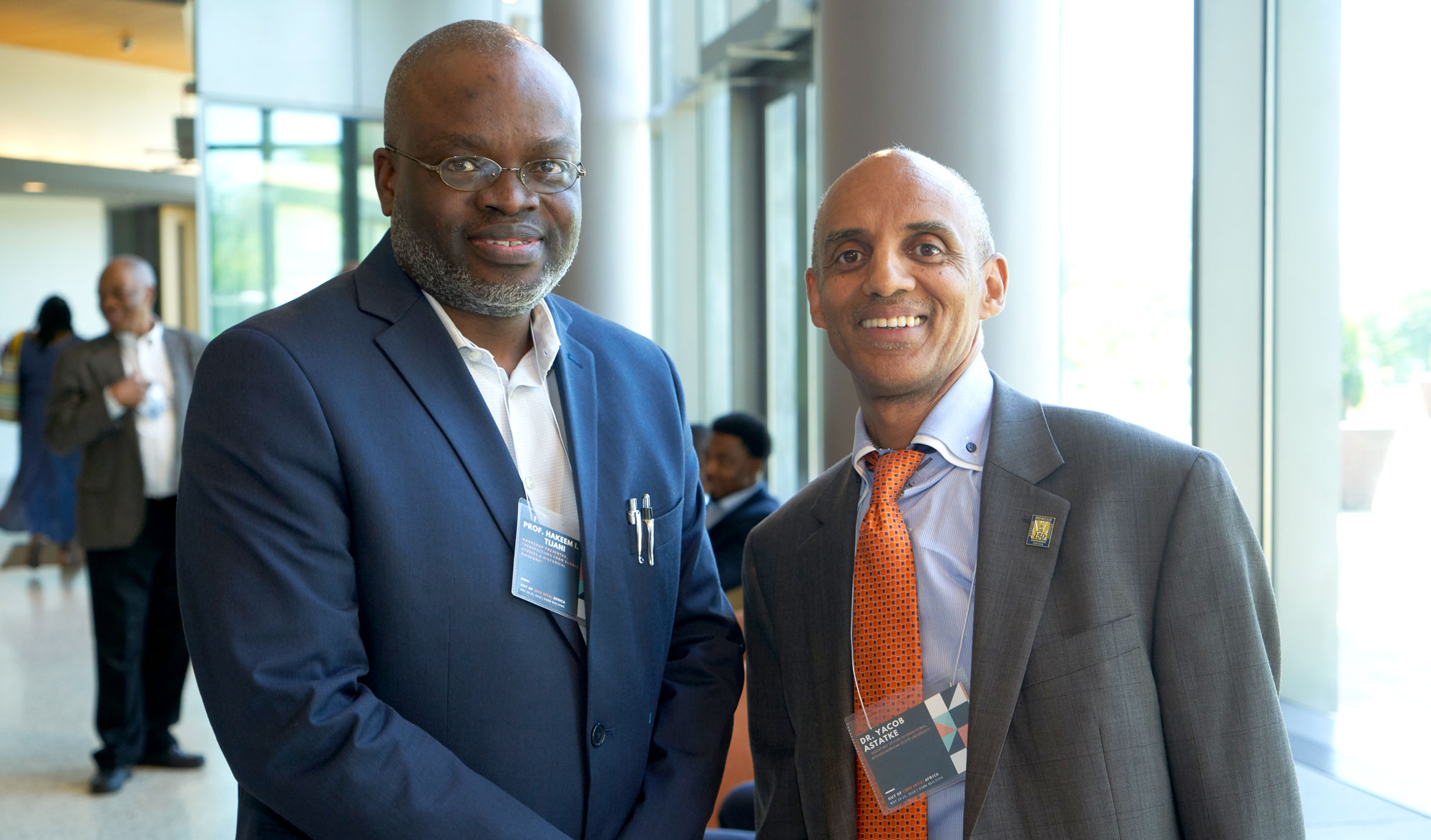 Dr. Hakeem Tijani and Dr. Yacob Astatke