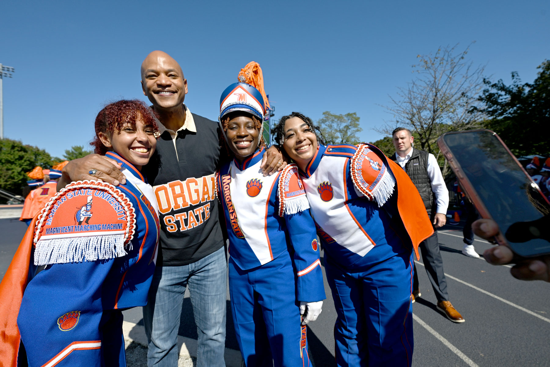 Gov. Wes Moore and Magnificent Marching Machine