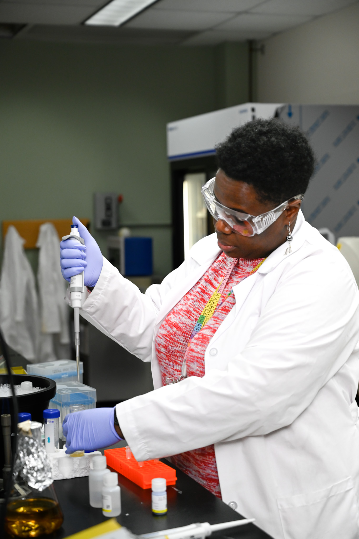 Woman In Lab